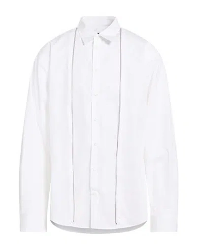 Dsquared2 Man Shirt White Size 44 Cotton