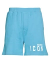 Dsquared2 Logo-print Track Shorts In Blue