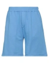 Dsquared2 Man Shorts & Bermuda Shorts Azure Size M Cotton In Blue