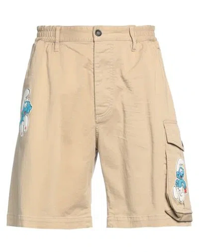 Dsquared2 Man Shorts & Bermuda Shorts Beige Size 34 Cotton, Elastane, Polyester