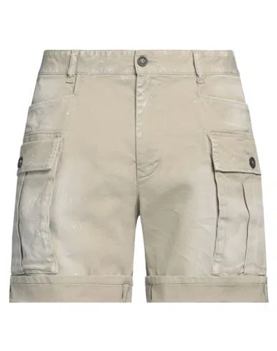 Dsquared2 Man Shorts & Bermuda Shorts Beige Size 36 Cotton, Elastane