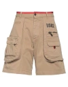 Dsquared2 Multiple-pockets Cargo Shorts In Beige