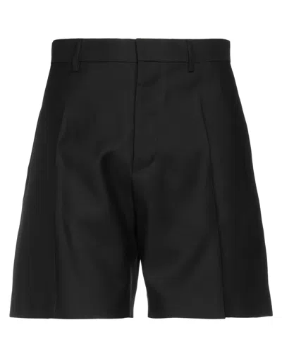 Dsquared2 Man Shorts & Bermuda Shorts Black Size 34 Virgin Wool