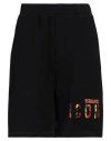 Dsquared2 Man Shorts & Bermuda Shorts Black Size L Cotton