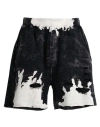 DSQUARED2 DSQUARED2 MAN SHORTS & BERMUDA SHORTS BLACK SIZE XL COTTON
