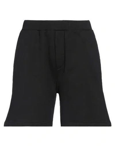 Dsquared2 Man Shorts & Bermuda Shorts Black Size L Cotton