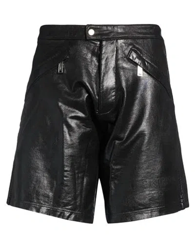 Dsquared2 Man Shorts & Bermuda Shorts Black Size L Cotton, Polyurethane
