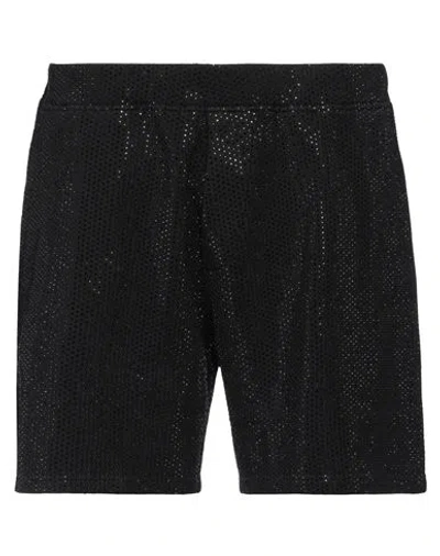 Dsquared2 Man Shorts & Bermuda Shorts Black Size S Cotton, Elastane, Glass