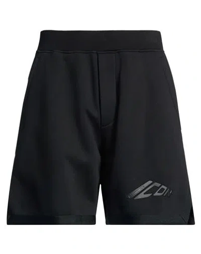 Dsquared2 Man Shorts & Bermuda Shorts Black Size M Cotton, Polyester