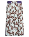 Dsquared2 Man Cropped Pants Brown Size 36 Cotton