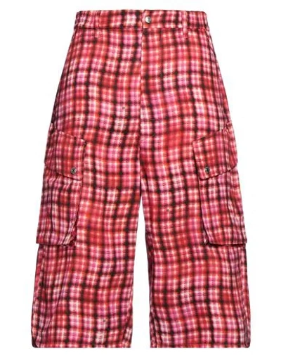 Dsquared2 Man Shorts & Bermuda Shorts Fuchsia Size 32 Cotton