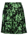 Dsquared2 Man Shorts & Bermuda Shorts Green Size 34 Polyamide, Cotton, Elastane In Green