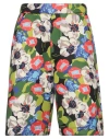Dsquared2 Man Shorts & Bermuda Shorts Green Size M Polyester In Green