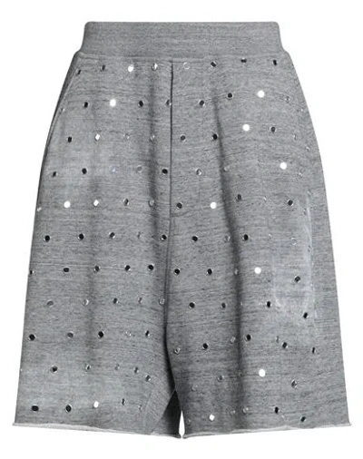 Dsquared2 Man Shorts & Bermuda Shorts Grey Size L Cotton In Gray