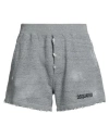 Dsquared2 Man Shorts & Bermuda Shorts Grey Size Xxl Cotton, Elastane In Grey