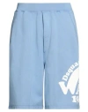 Dsquared2 Man Shorts & Bermuda Shorts Light Blue Size M Cotton, Elastane