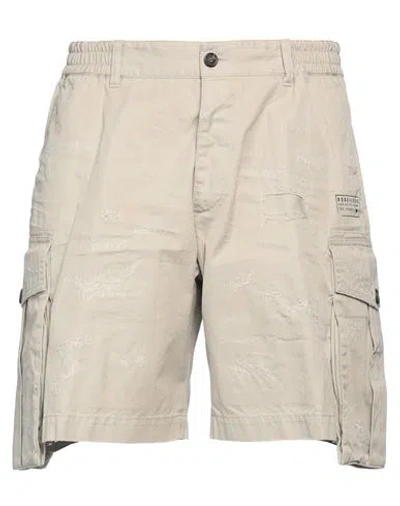 Dsquared2 Man Shorts & Bermuda Shorts Light Grey Size 32 Cotton