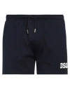Dsquared2 Man Shorts & Bermuda Shorts Midnight Blue Size L Cotton In Blue