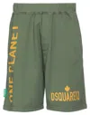 Dsquared2 One Life One Planet Bermuda Shorts In Green