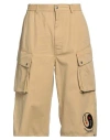 Dsquared2 Man Shorts & Bermuda Shorts Sand Size 32 Cotton In Beige