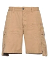 Dsquared2 Man Shorts & Bermuda Shorts Sand Size 32 Cotton In Beige