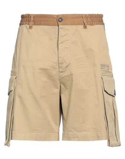 Dsquared2 Man Shorts & Bermuda Shorts Sand Size 40 Cotton, Elastane In Beige