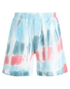 Dsquared2 Distressed-effect Cotton Shorts In Multi
