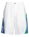 Dsquared2 Man Shorts & Bermuda Shorts White Size 36 Cotton, Polyester In White