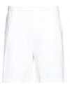 Dsquared2 Man Shorts & Bermuda Shorts White Size L Cotton, Elastane In White