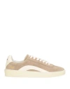 Dsquared2 Man Sneakers Beige Size 7.5 Leather In Multi