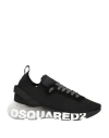Dsquared2 Man Sneakers Black Size 9 Textile Fibers In Black