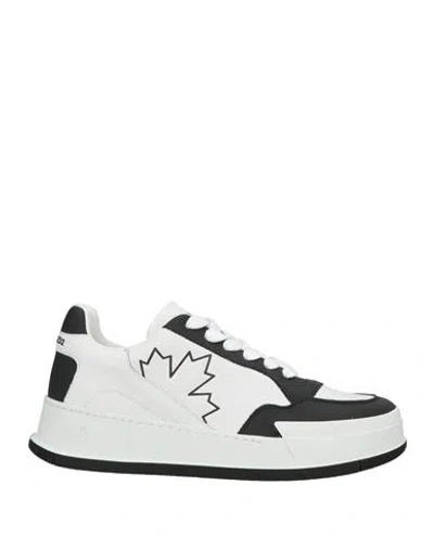 Dsquared2 Man Sneakers Black Size 7.5 Calfskin