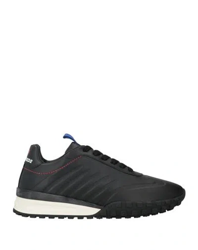 Dsquared2 Man Sneakers Black Size 12 Calfskin