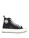 Dsquared2 Man Sneakers Black Size 8 Textile Fibers