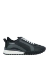 Dsquared2 Man Sneakers Black Size 9 Calfskin In Black