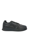 Dsquared2 Man Sneakers Black Size 9 Calfskin In Black