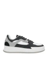 Dsquared2 Bumper Leather Sneakers In Black