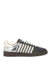 Dsquared2 Man Sneakers Black Size 9 Leather