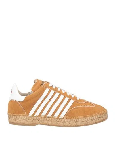 Dsquared2 Stripe-detailed Lace-up Espadrilles In Multi