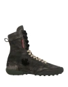 Dsquared2 Man Sneakers Charcoal Size 9 Calfskin In Gray