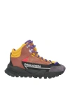 Dsquared2 Logo-print High-top Sneakers In Brown