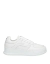 Dsquared2 White Canadian Sneakers In White