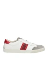 Dsquared2 Man Sneakers White Size 8 Calfskin In White