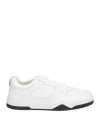 Dsquared2 Man Sneakers White Size 9 Calfskin