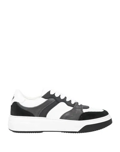 DSQUARED2 DSQUARED2 MAN SNEAKERS WHITE SIZE 9 CALFSKIN