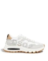 Dsquared2 Man Sneakers White Size 9 Leather, Textile Fibers In White