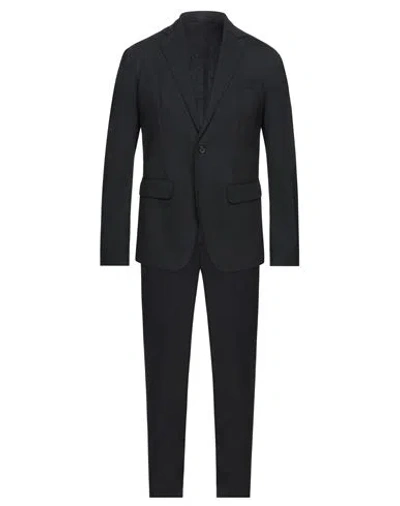 Dsquared2 Man Suit Black Size 34 Virgin Wool, Elastane