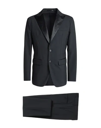 Dsquared2 Man Suit Black Size 44 Polyester, Virgin Wool, Elastane
