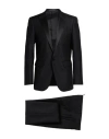 Dsquared2 Man Suit Black Size 42 Virgin Wool, Silk In Black