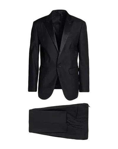 Dsquared2 Man Suit Black Size 42 Virgin Wool, Silk